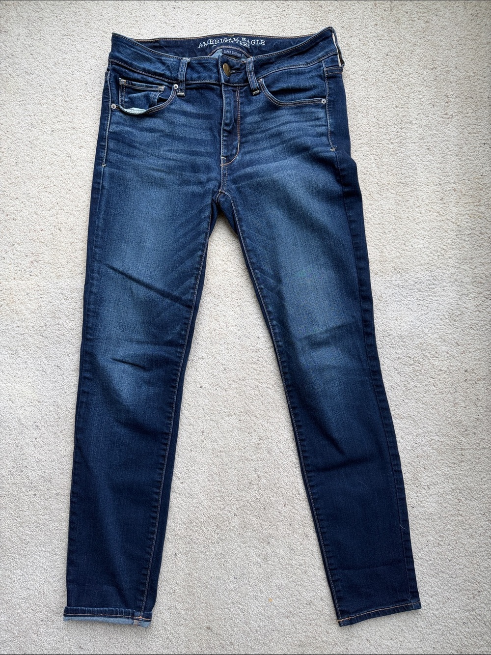 American Eagle Outfitters Women's Dark Indigo Skinny Jeans